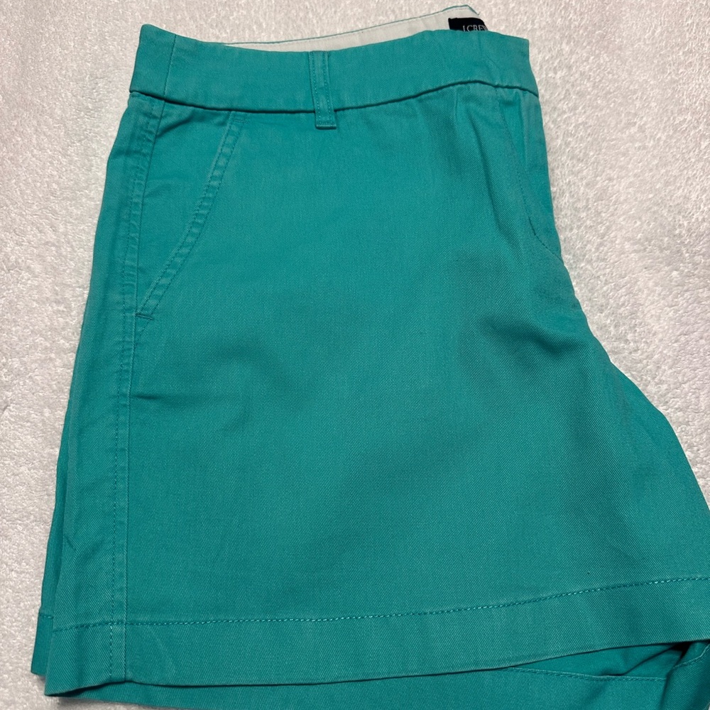 J. Crew Factory 5” Chino in Aqua
